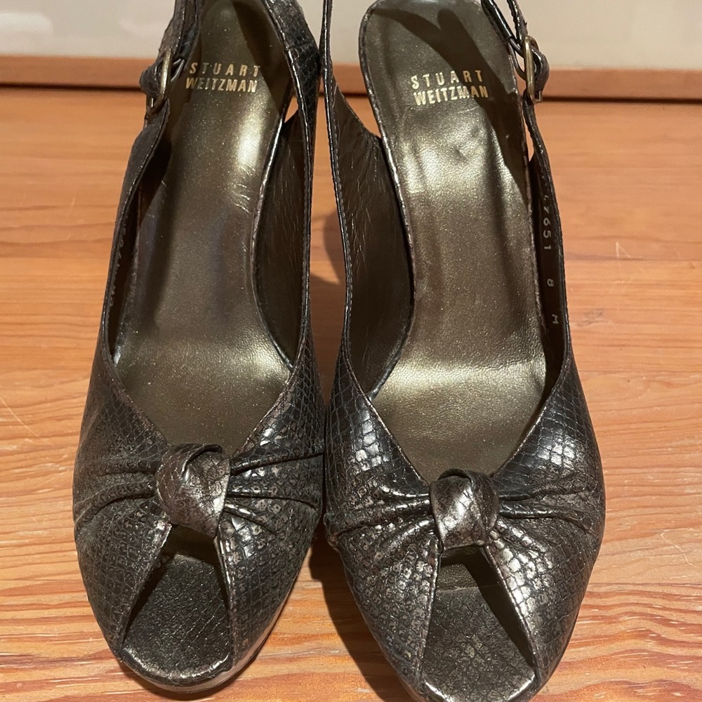 Stuart Weitzman Snake Heel